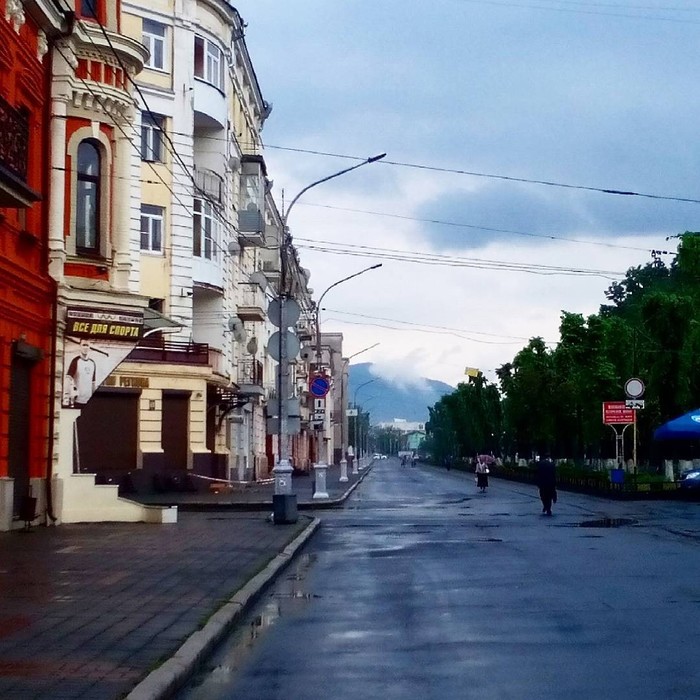 Vladikavkaz [author's photo] - My, Vladikavskaz, The photo, No filters, Copyright, Nature, Town, beauty