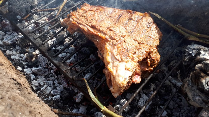 Barbecue in the Pit (Part 2) - My, Meat, B-B-Q, Fire, Grill, Video
