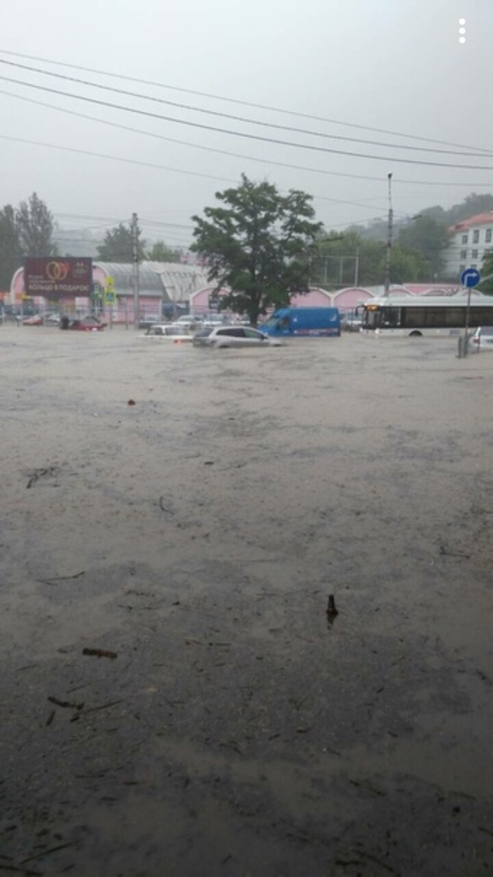 Sevastopol sunk :( - My, Потоп, Sevastopol, Rain