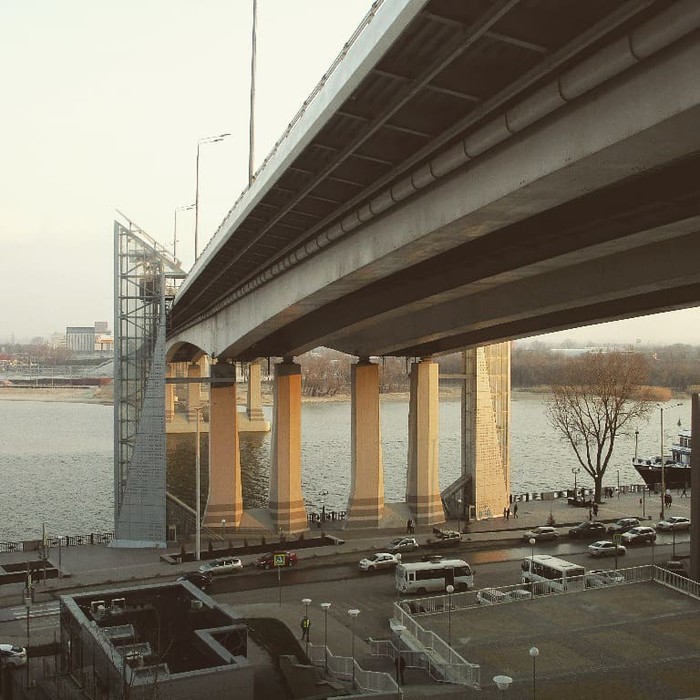 Voroshilovsky bridge - Embankment, Bridge, Rostov-on-Don