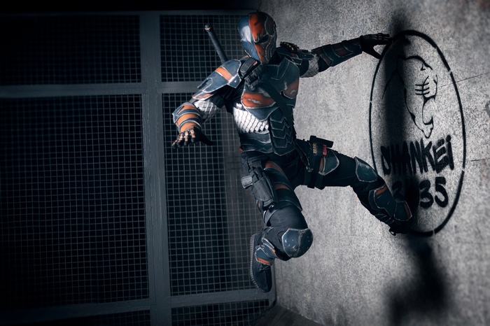 Deathstroke (Shooting that shouldn't have happened) - My, DC, Omega N, Cosplay, Deathstroke, The photo, Longpost, Dc comics