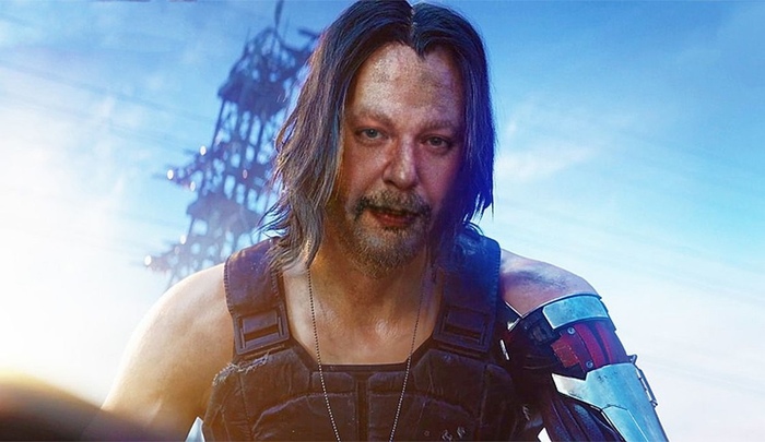 Brother! - Cyberpunk 2077, Keanu Reeves, Groin, Brother, Green elephant, Sergey Pakhomov (Pakhom)