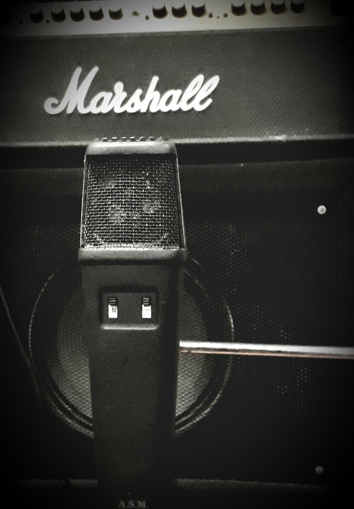 Snapshot - My, Musicians, Combo amplifier, Microphone, Song, Black and white, The photo