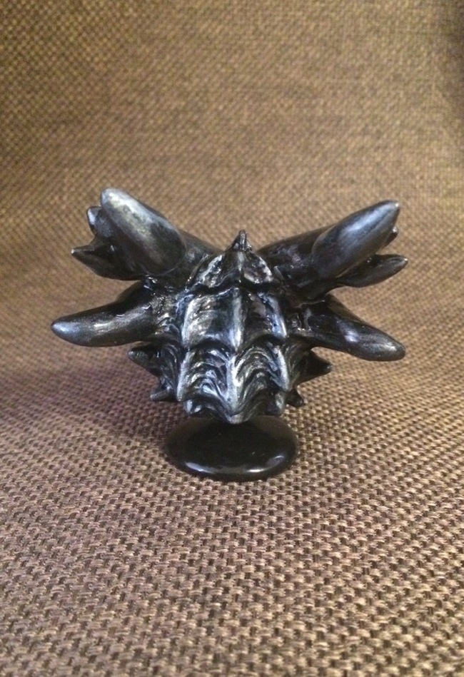 Alduin's dragon head - My, Alduin, Skyrim, The Elder Scrolls V: Skyrim, The Dragon, The elder scrolls, Polymer clay, Longpost