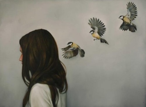 Artist Amy Judd - Art, Drawing, Girls, Birds, A selection, Longpost