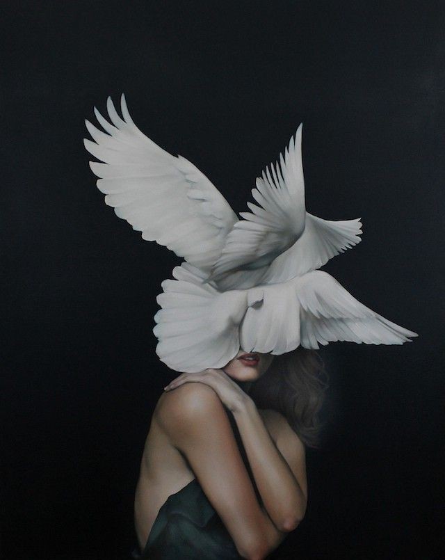 Artist Amy Judd - Art, Drawing, Girls, Birds, A selection, Longpost