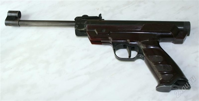Pneumatic pistol IZH-40 - Pneumatics, Pistols, Shooting gallery, Airguns