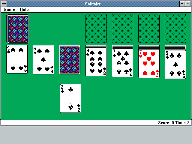 Solitaire Solitaire - My, Tapeworm, Solitaire, Windows 3x, Presents, Longpost, Card game