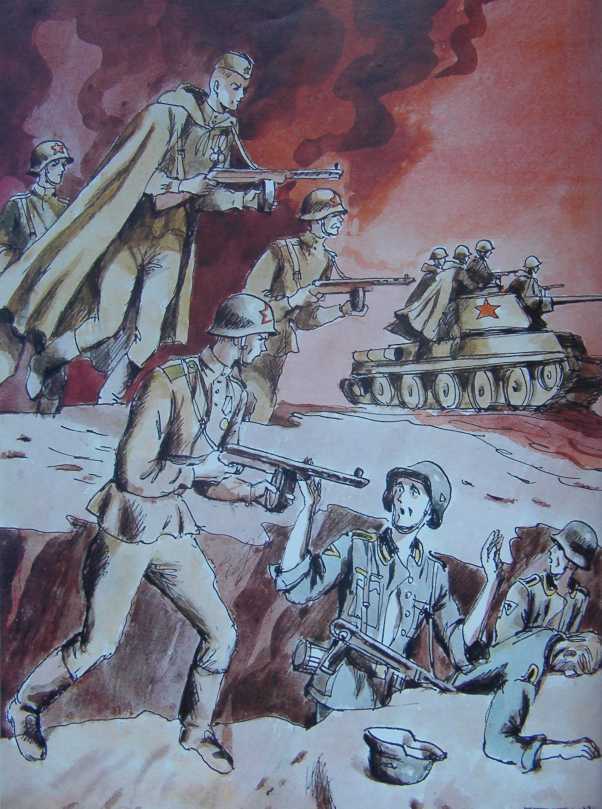 Быль для детей читать. Быль для детей Михалков. Рисунки Михалкова про военных. Рисунок к стихотворению нет войны Михалкова.
