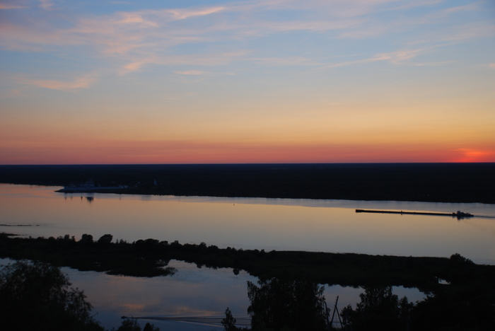 Volga and Macarius - My, Lyskovo, Landscape, Volga river, Longpost