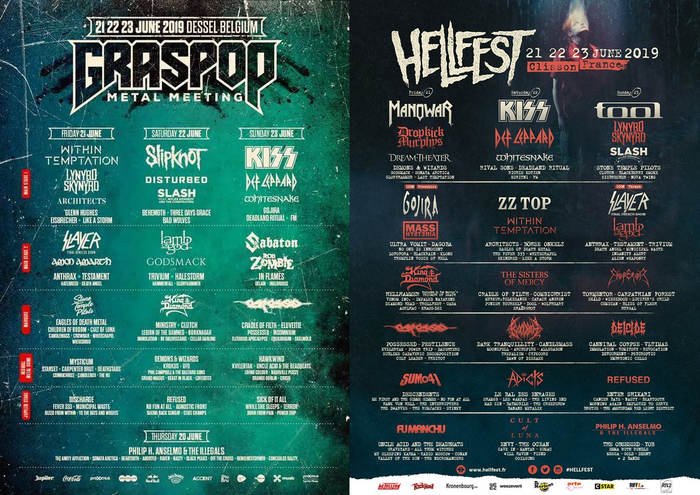 Graspop 2019  Hellfest 2019 Graspop, Hellfest