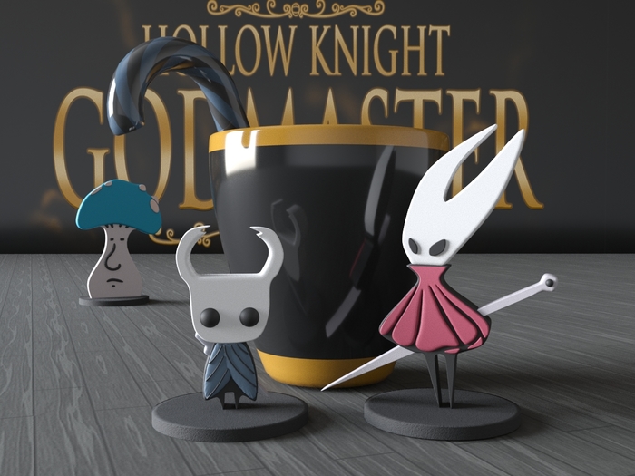 Hollow Knight. Beetles of Hallownest in 3D - My, Hollow knight, Art, Fan art, 3DS max, Creation, Silksong, , 3D modeling