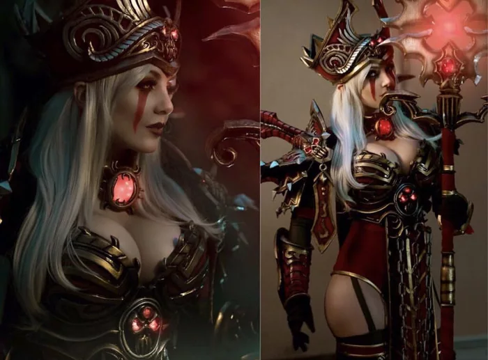 Sally Whitemane - Jessica Nigri - Jessica Nigri, Вайтмейн, Косплей, Косплееры, Костюм, Длиннопост, Алый орден