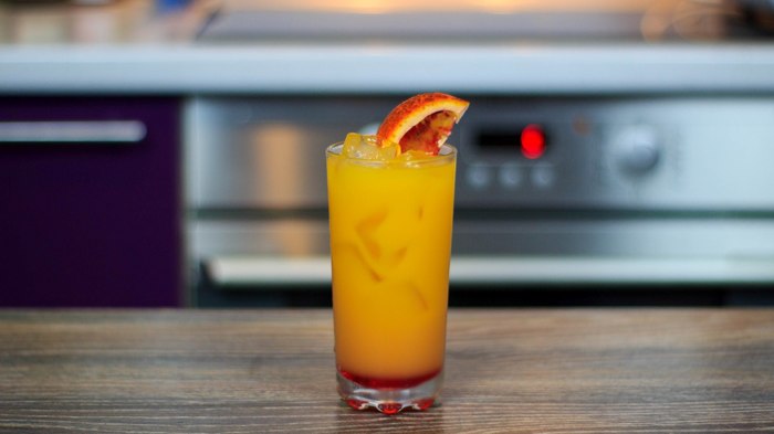 Cocktail Tequila Sunrise - My, Tequila Sunrise, Alcohol, Bar, Cocktail, Recipe, Video