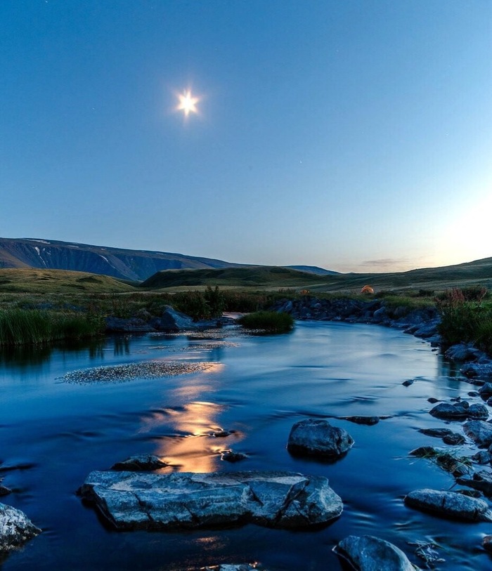 Muzdy-Bulak, Ukok Plateau - The photo, Photographer, Beautiful view, Nature, The mountains, River, Altai, Altai Republic