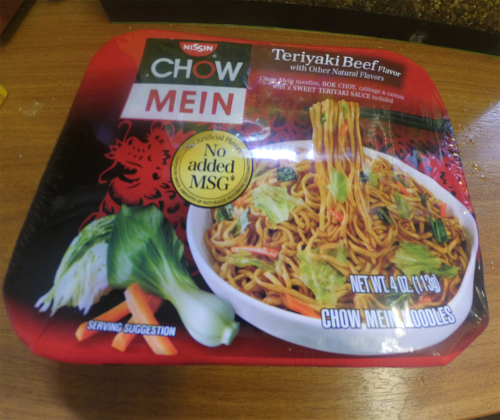 Nissin Chow Mein with beef flavor and teriyaki sauce - My, Noodles, Nissin, Food Review, Longpost