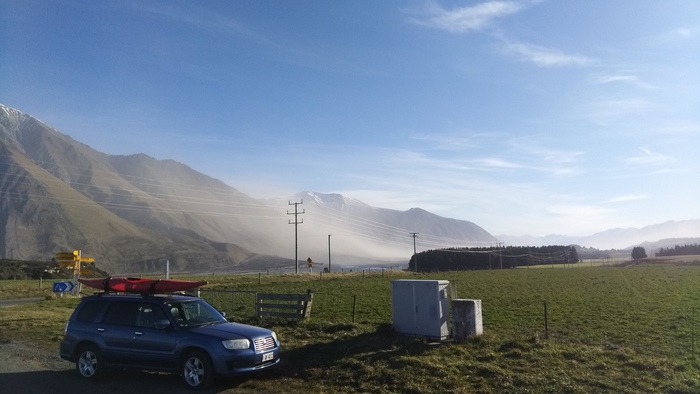 I bought kayak mounts and went out to the lake for the first time (drown my third glasses in a season) - Kayak, New Zealand, My, Subaru Forester