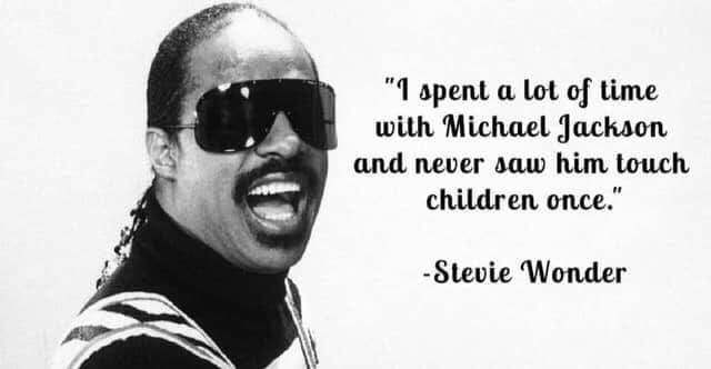 I often spent time with Michael Jackson - Michael Jackson, Stevie Wonder, Children, Pedophilia, Picture with text