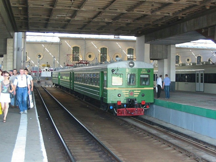 Wed3 at Kazansky railway station - Railway, A train, Moscow, Kazan Station, Train