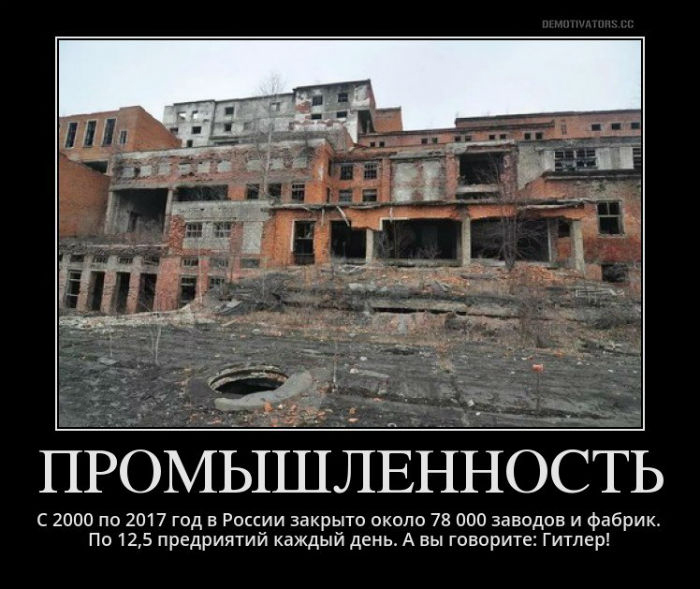 Заводы Закрытые При Путине Фото