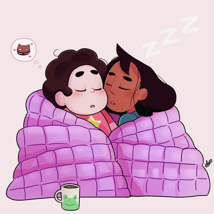 Stephen and Connie - Steven universe, Connie Maheswaran, Animated series, Art