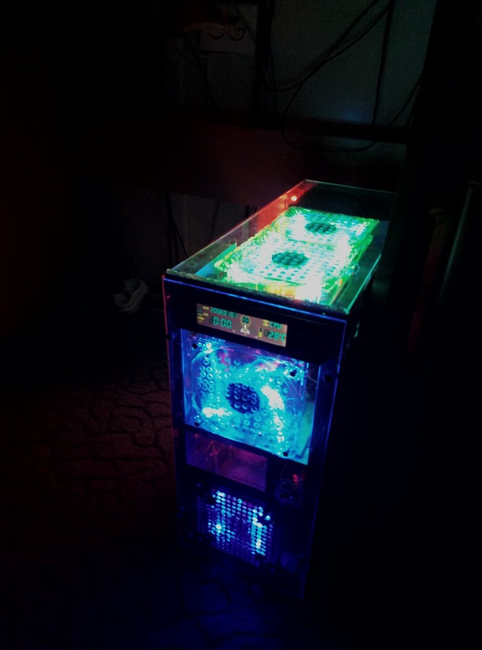 System unit. - Backlight, My, Longpost, Modding