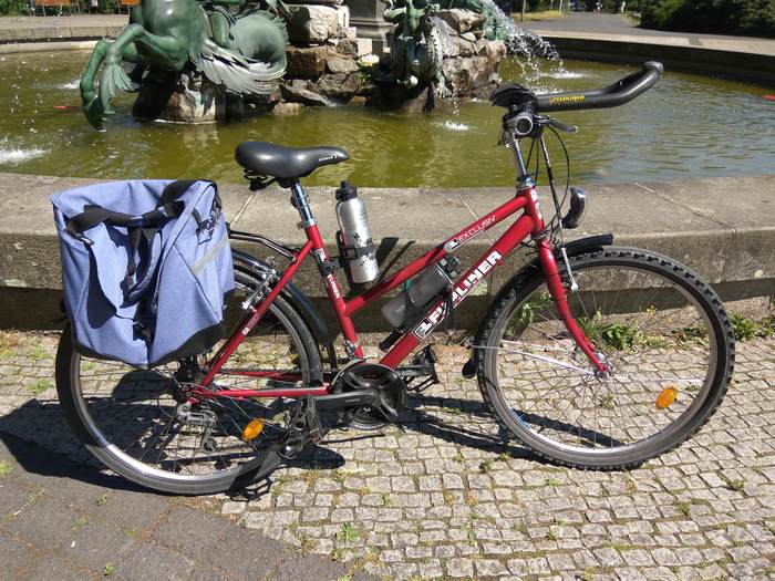 To Nuremberg and back - Walk, Photo on sneaker, Germany, My, A bike, Longpost