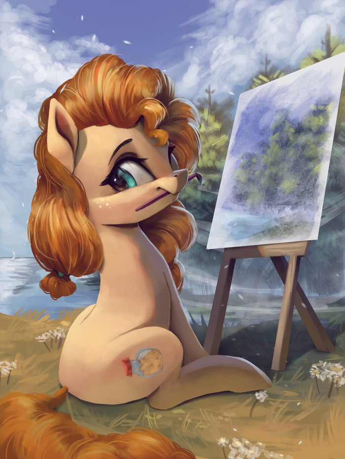  My Little Pony, Ponyart, Pear Butter, Vanillaghosties
