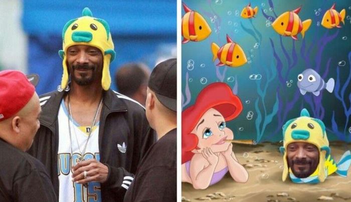 While everyone is discussing the dark-skinned Little Mermaid, Snoop Dogg is preparing to play the role of Flounder's funny fish - Kanye west, Images, Walt disney company, the little Mermaid, South park, Snoop dogg