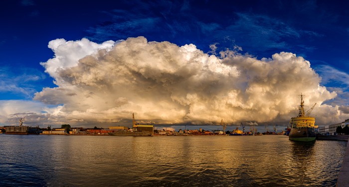 monumental cloud - My, The photo, Sky, Saint Petersburg