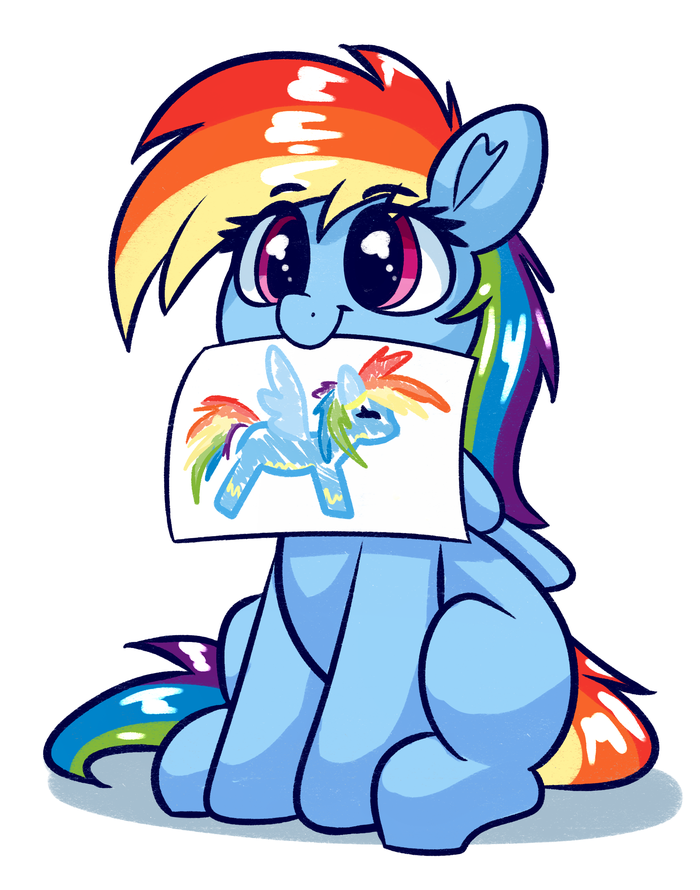     ! My Little Pony, Rainbow Dash, , Graphenedraws
