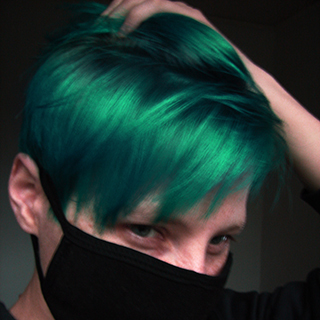 Зеленые Голубые Волосы Фото