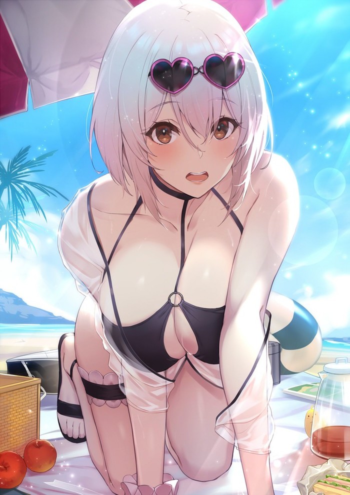 Sirius swimsuit Azur Lane, Sirius, Kakage, , Anime Art, , 