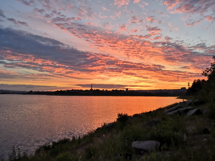 Sunset, coast - Shore, Sunset