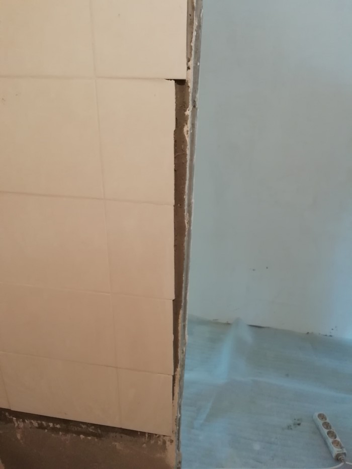 Shit tiler - My, Repair, Apartment, Tile, Tile laying, Longpost