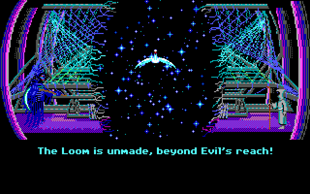 loom. Part 3 - My, 1990, Passing, Translation, Lucasfilm Games, DOS games, Quest, Retro Games, Computer games, Longpost