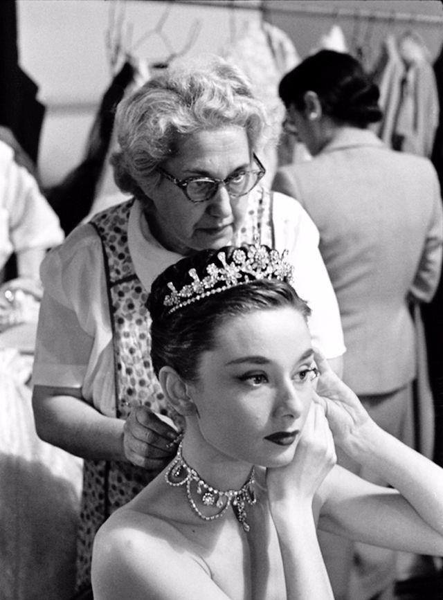 Audrey Hepburn on the set of Roman Holiday. - Audrey Hepburn, Roman holiday, Movies, Longpost