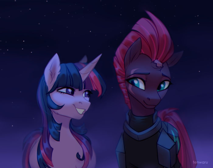 Twilight &Fizzlepop My Little Pony, My Little Pony: The Movie, Twilight Sparkle, Tempest Shadow, Fenwaru