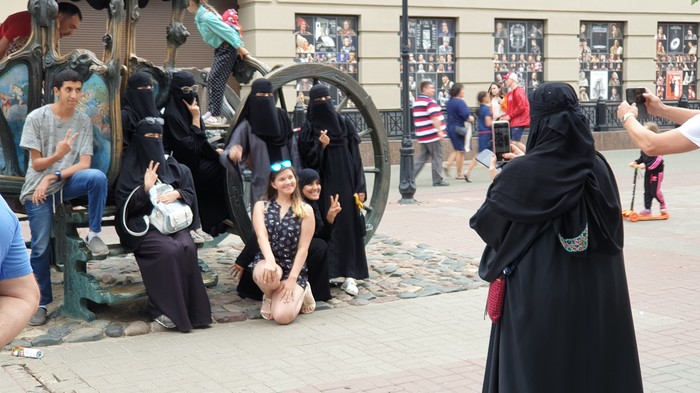 Somehow uncomfortable around them - Kazan, Burqa, Muslims