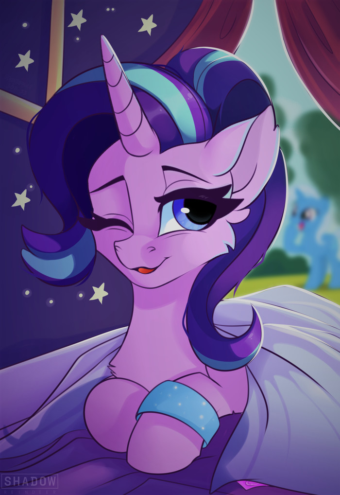 Starlight - My little pony, PonyArt, Starlight Glimmer, Shadowreindeer, Trixie