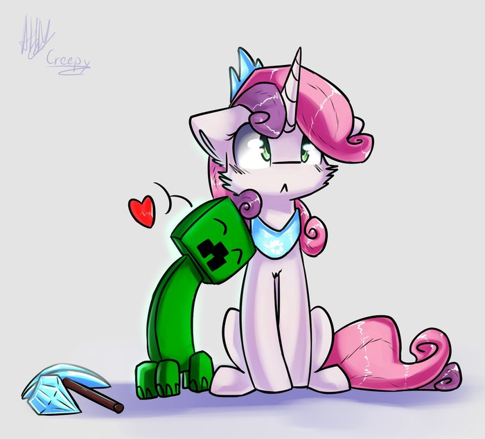    My Little Pony, Sweetie Belle, , Minecraft, 
