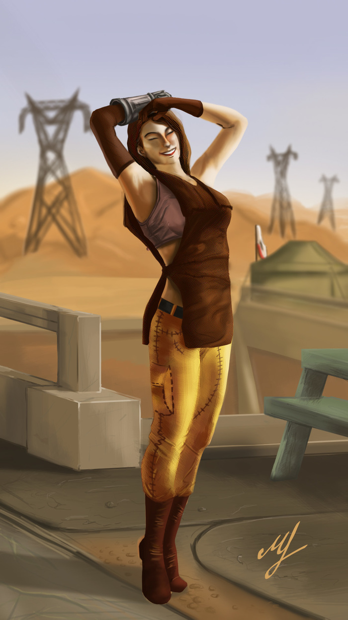 Veronica - My, Fallout: New Vegas, Fallout, Art, Games, Computer games