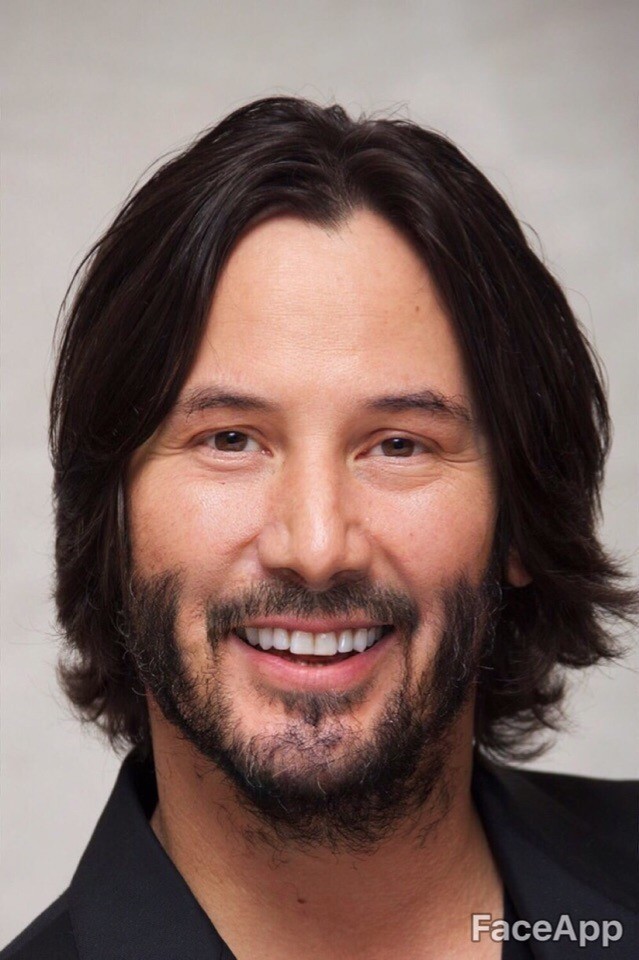 What if, well, some kind of nonsense ... - Keanu Reeves, Faceapp, Rave, Как так?, Longpost, How?