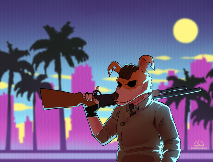 Hotline art Èãðû, Àðò, Hotline Miami, Äëèííîïîñò