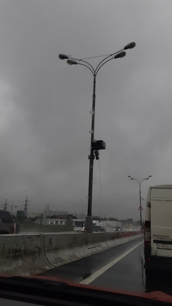 Camera on Moscow Ring Road - MKAD, Video monitoring, Moscow, Longpost