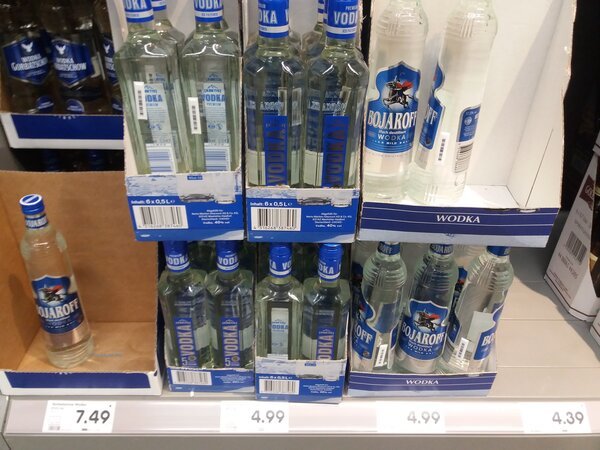 #80 Vodka in Germany - My, Germany, Vodka, Alcohol, Prices, Living abroad, Longpost