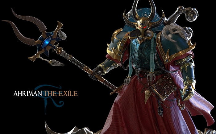 Ahriman The Exile. , 3D, Warhammer 40k, Wh Art, , Ahzek Ahriman