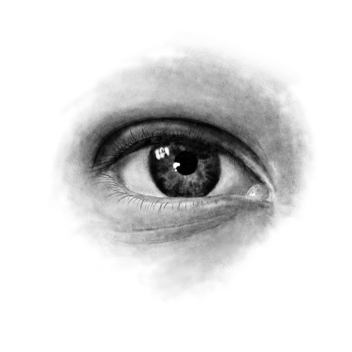 My best. - My, Drawing, Pencil drawing, Eyes