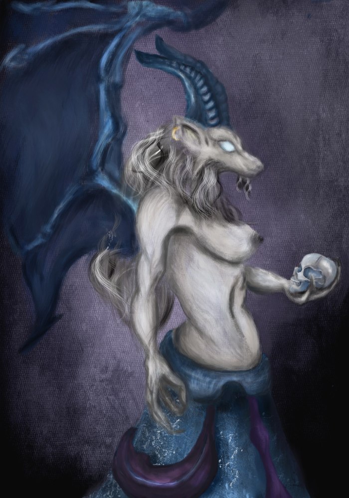 "Бафомёт" (цифровой рисунок)