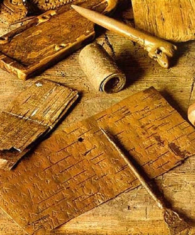 July 26 - Birch Bark Day - League of Historians, Ancient Russia, Velikiy Novgorod, Birch bark letters, Longpost